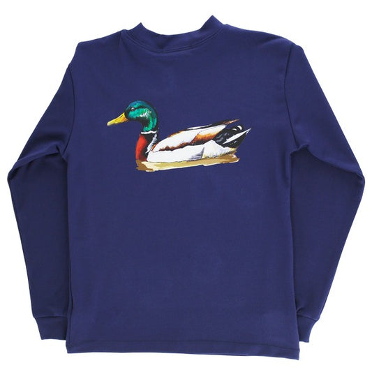 Bailey Boys LS Wood Duck Performance Logo Tee