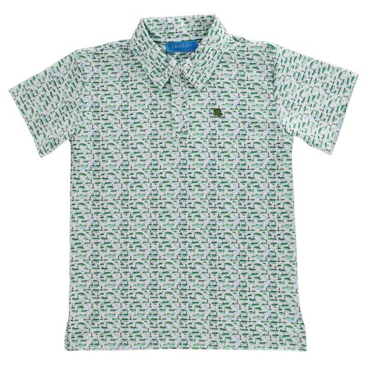 Bailey Boys Henry Performance Golf Course Polo -