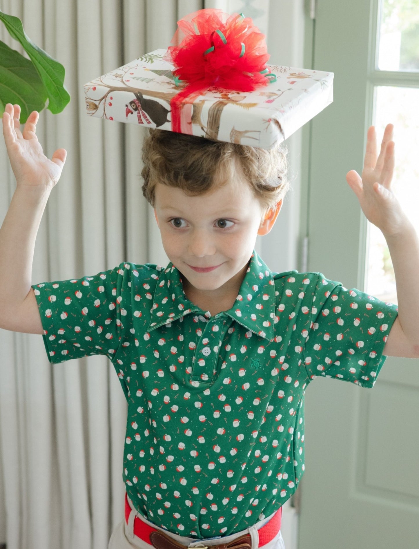 Bailey Boys Santa Performance Polo