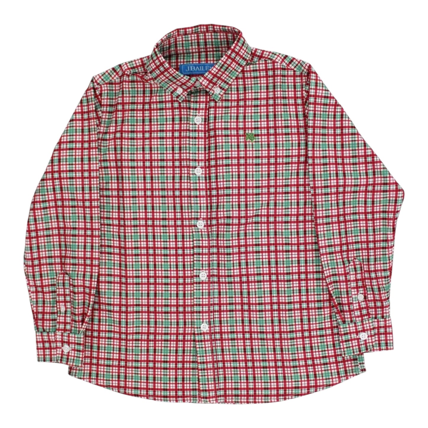 Baily Boys Jolly Plaid Roscoe Performance Shirt