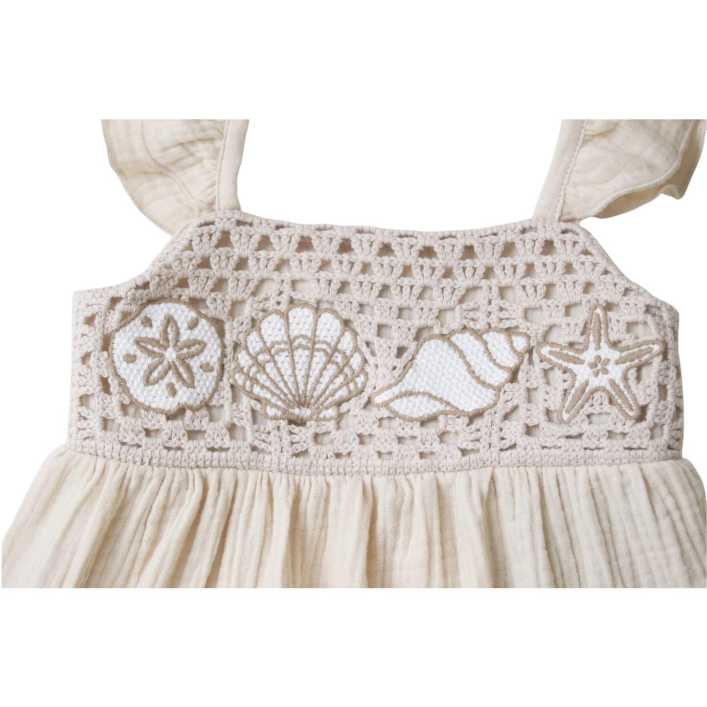 Emma Jean Crocheted Shell Dress