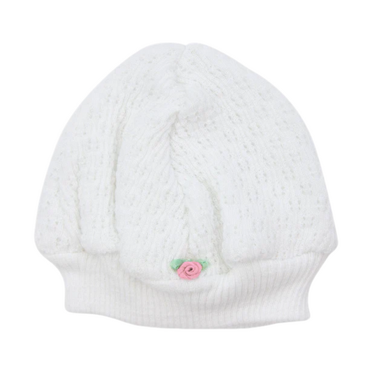 Paty, Inc. Beanie Cap with Rosette