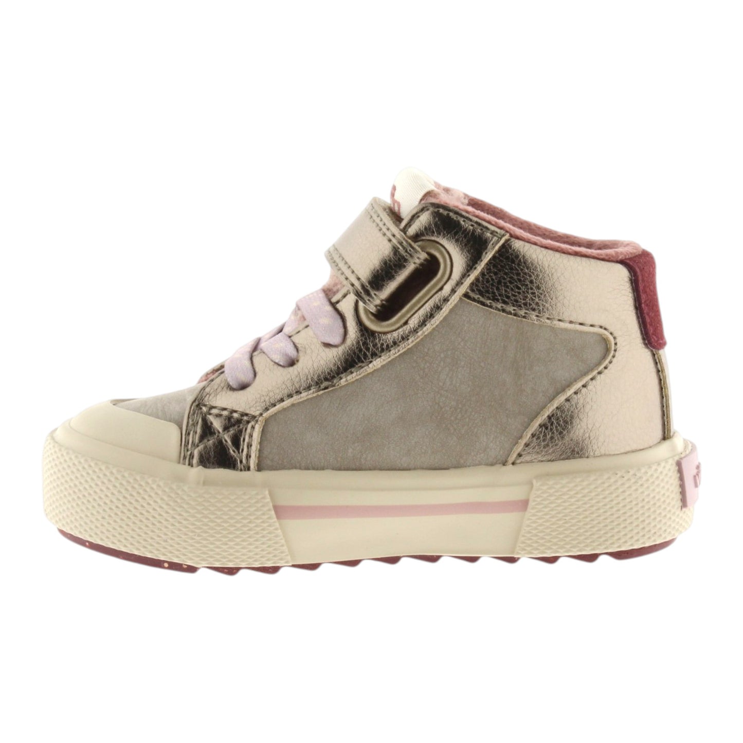 Victoria Kids Tribu Metallic High-top Sneakers