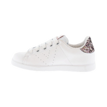 Load image into Gallery viewer, Victoria Tenis Leather &amp; Glitter Sneaker