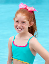 Load image into Gallery viewer, Wee Ones King WeeSplash™ Vibrant Colored Vinyl Girls Swim Hair Bow