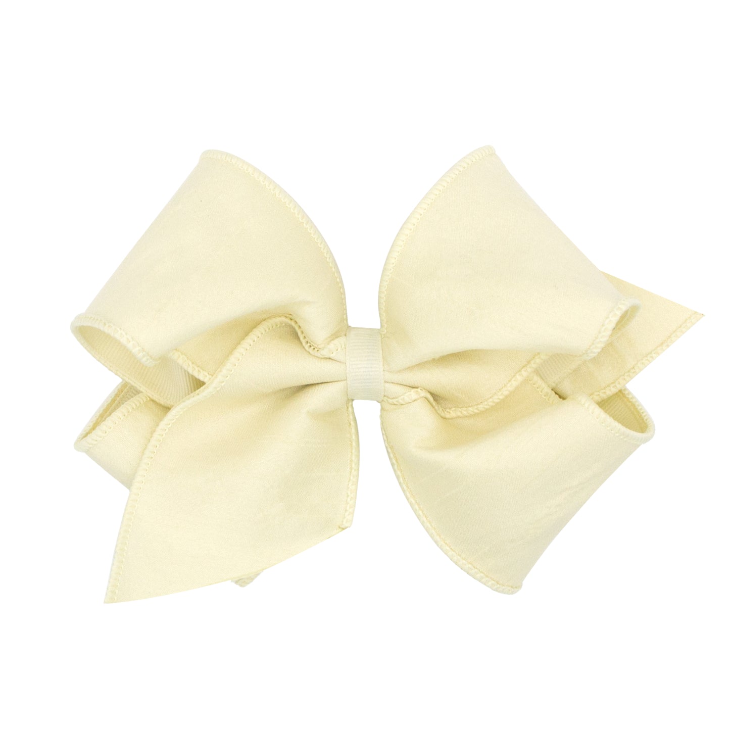 Wee Ones King Jewel-toned Dupioni Silk and Grosgrain Overlay Bows
