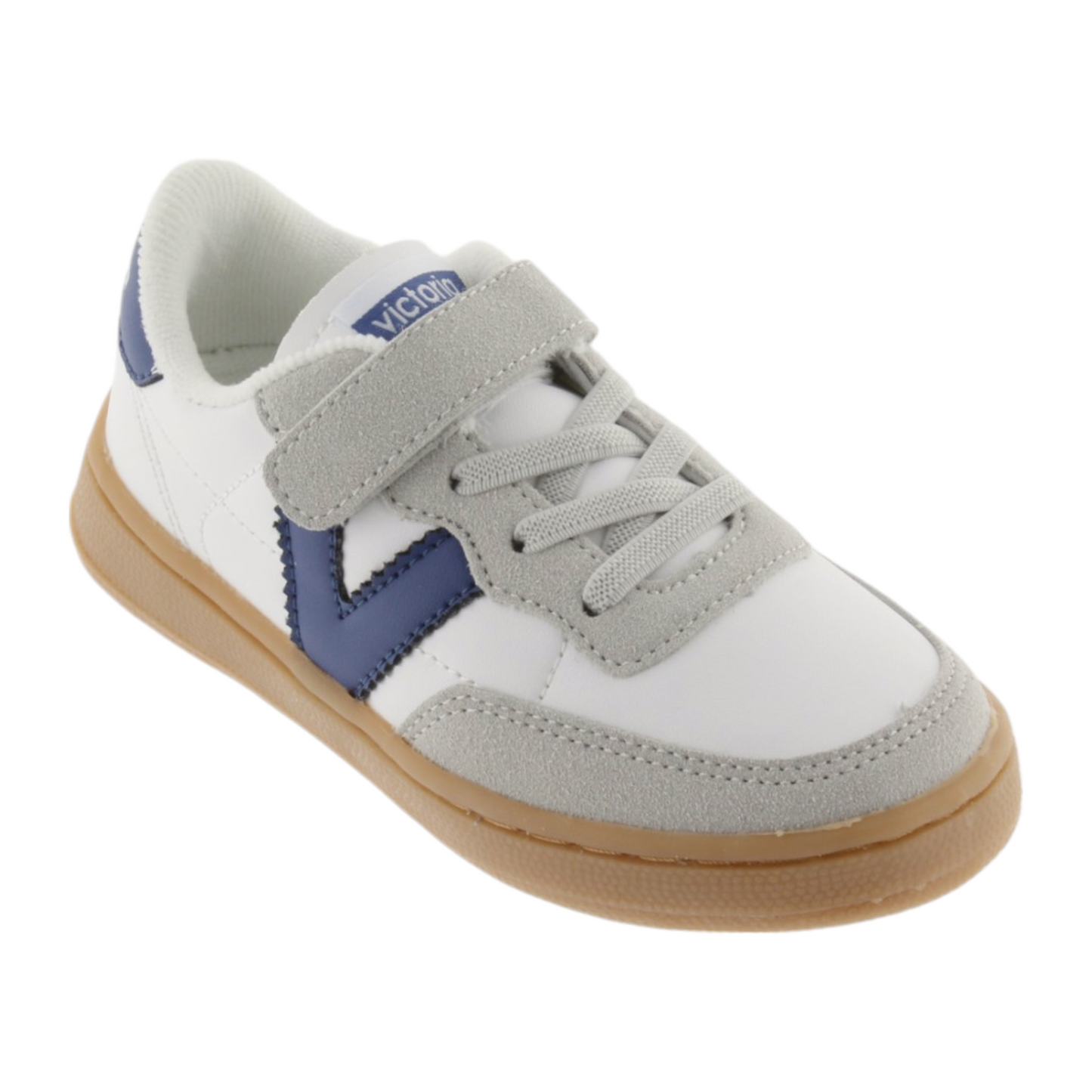 Victoria Kids Oslo Efecto Piel Bicolor Velcro Sneaker