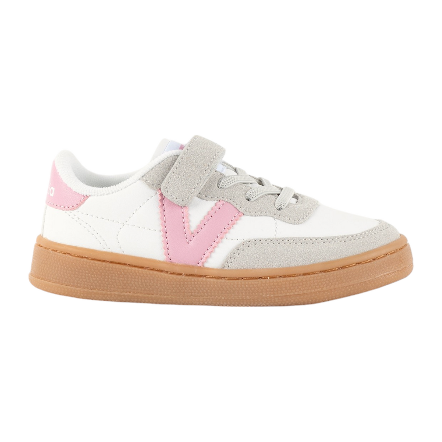 Victoria Kids Oslo Efecto Piel Bicolor Velcro Sneaker