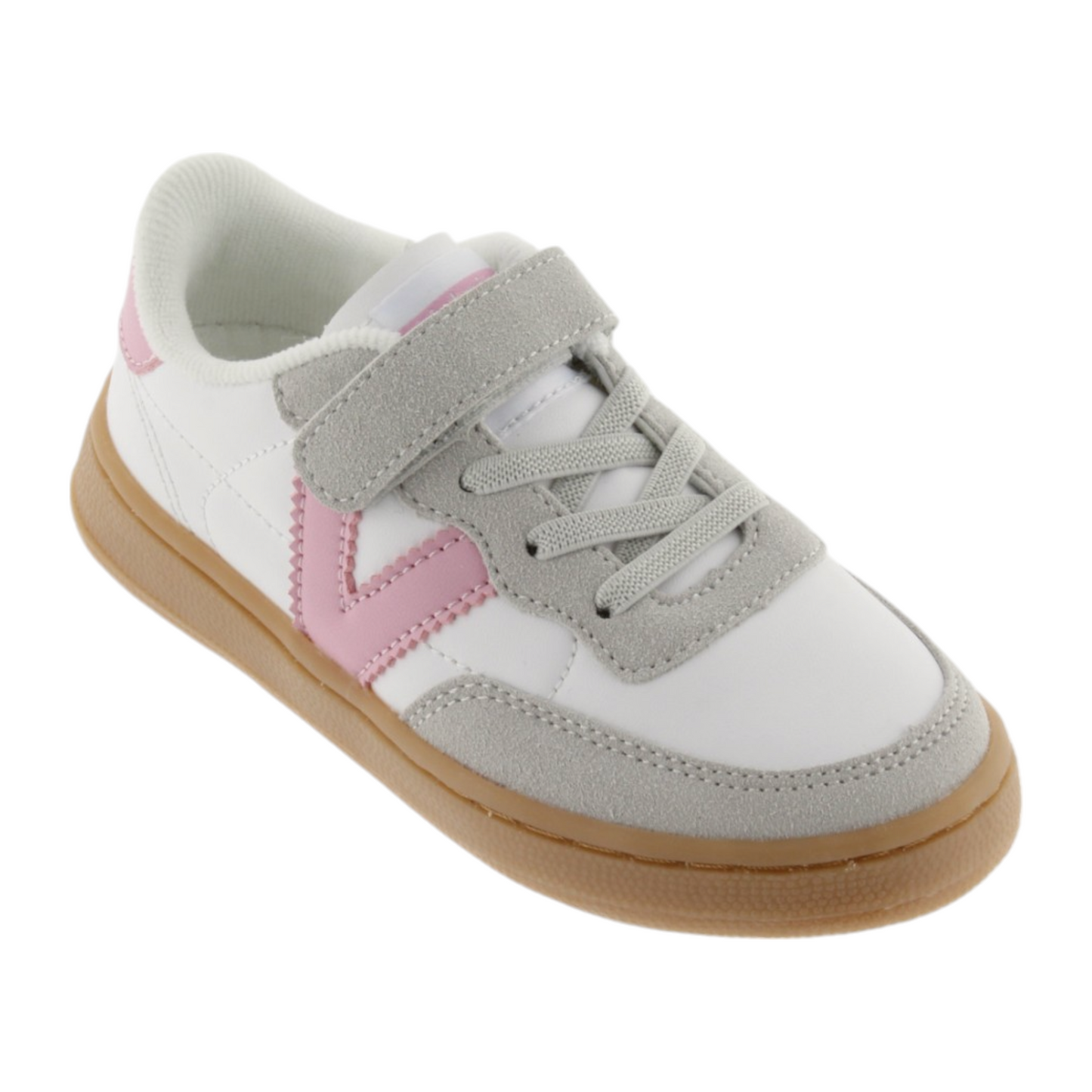 Victoria Kids Oslo Efecto Piel Bicolor Velcro Sneaker