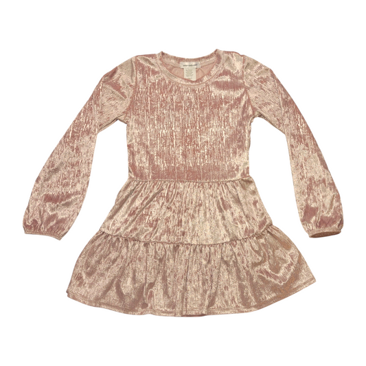 Area Code 407 Velvet Tier Dress