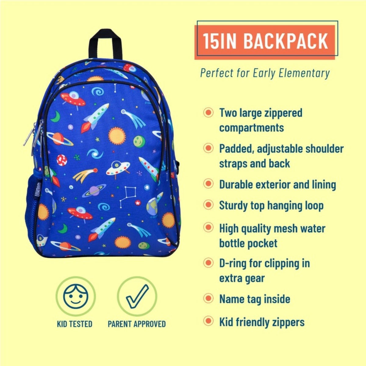 Wildkin Out Of This World 15 Inch Backpack