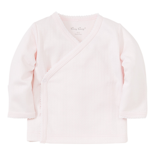 Kissy Kissy Pointelle Cross Tee