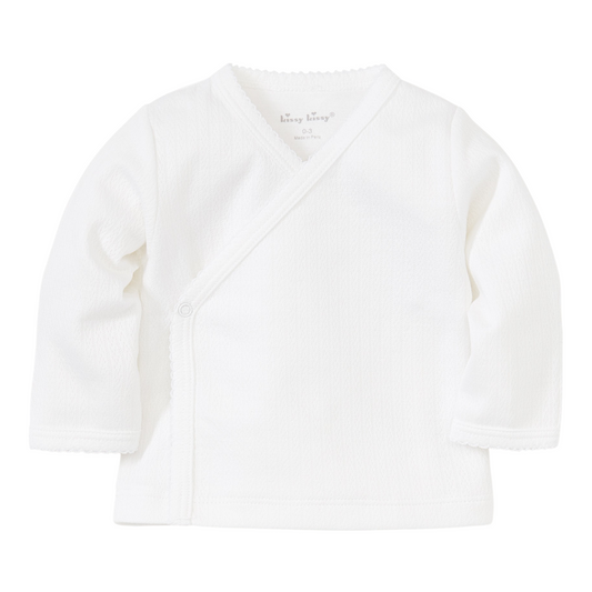 Kissy Kissy Pointelle Cross Tee