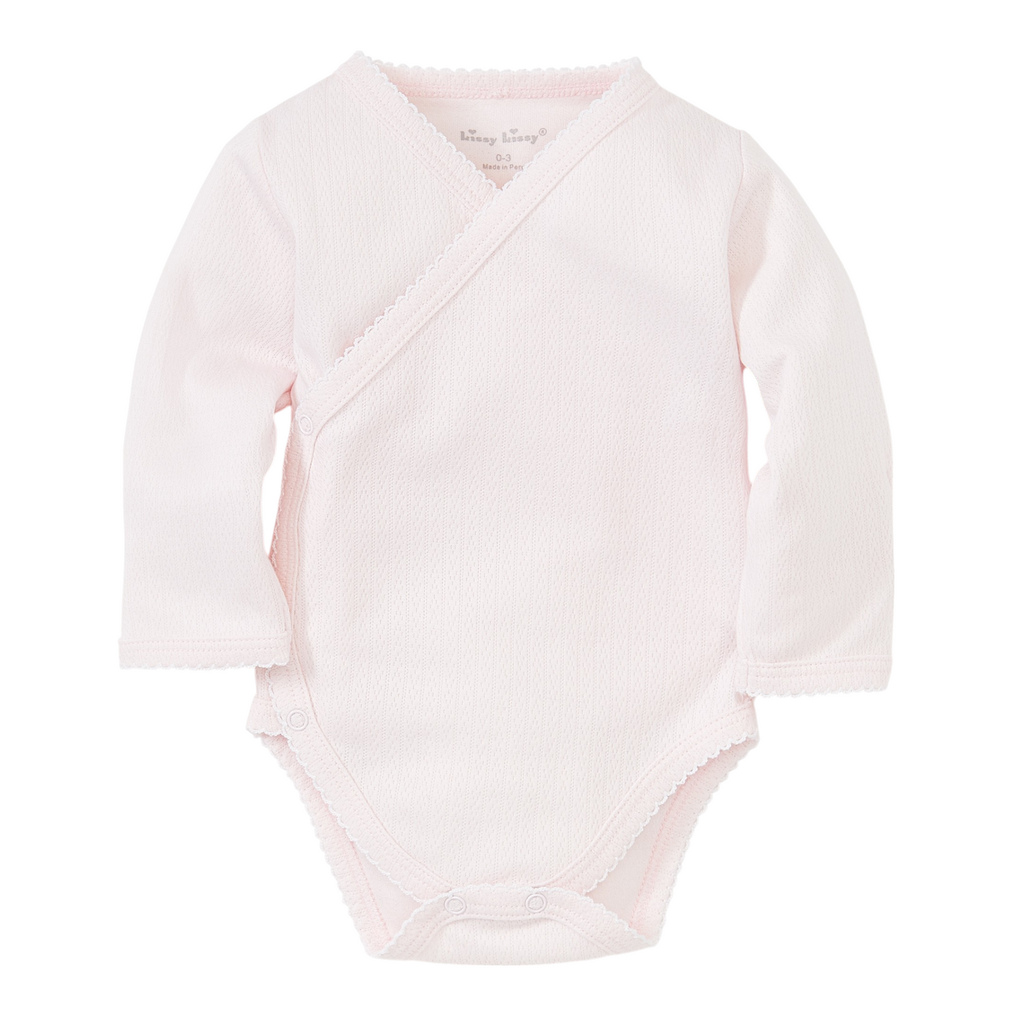 Kissy Kissy Pointelle Cross Bodysuit