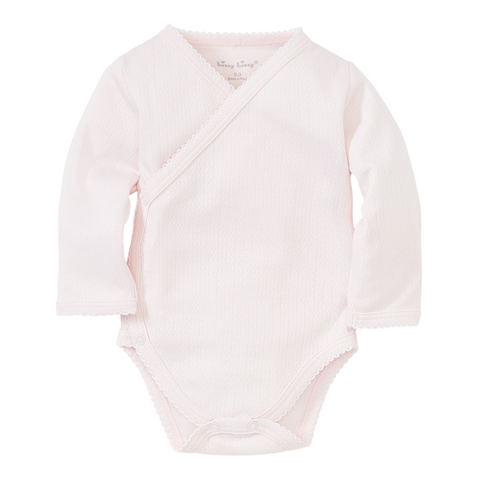 Kissy Kissy Pointelle Cross Bodysuit