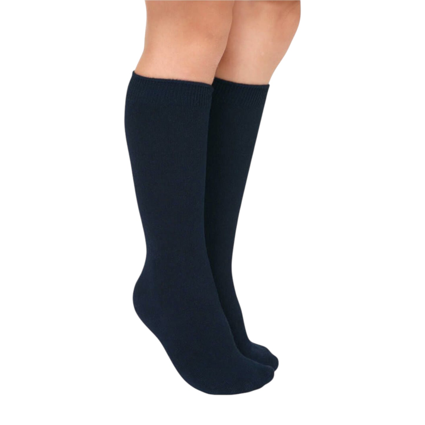 Jefferies Socks Smooth Toe Cotton Knee High Socks