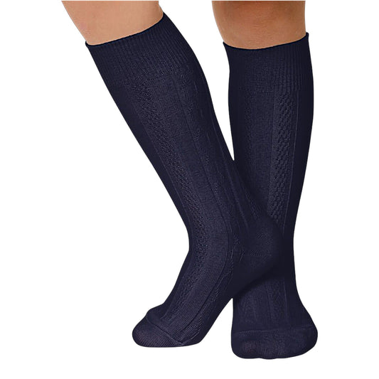 Jefferies Socks Classic Cable Knee High Socks