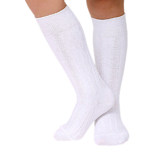 Jefferies Socks Classic Cable Knee High Socks