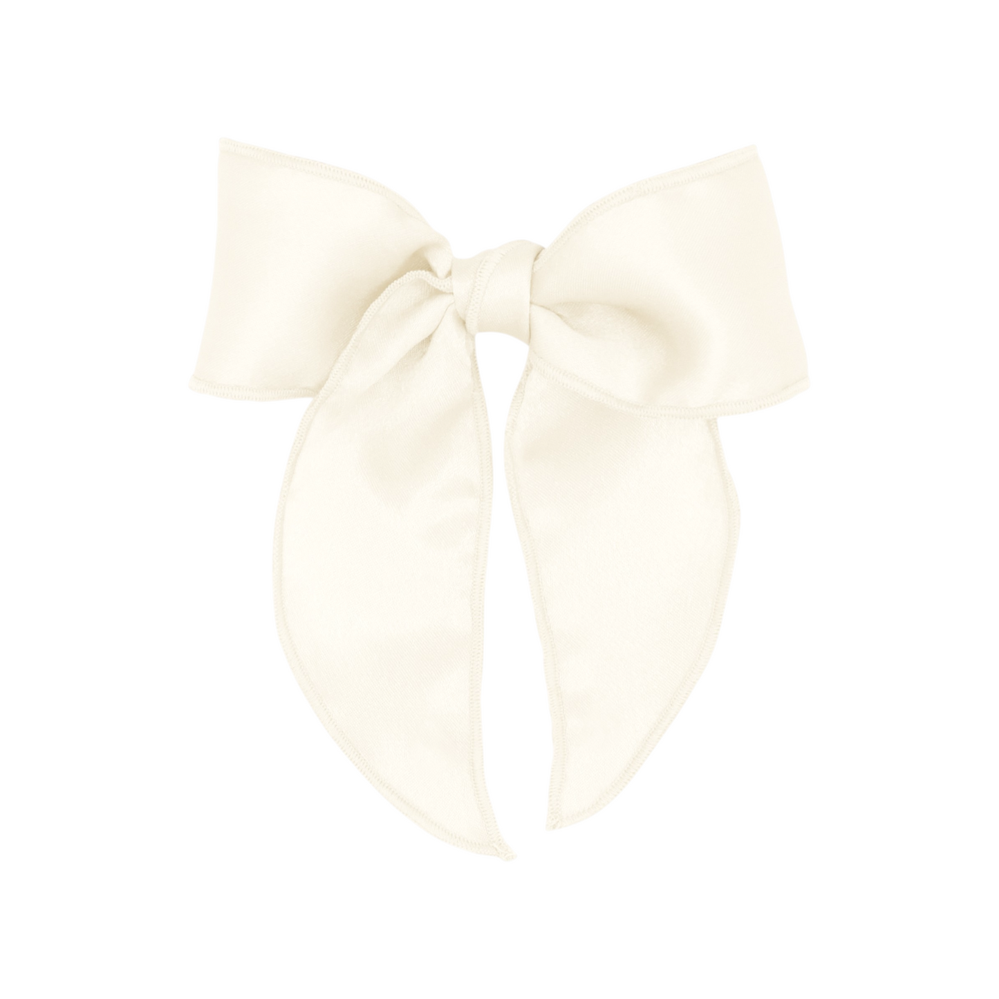 Wee Ones Medium Satin Bowtie with Twisted Wrap and Whimsy Tails