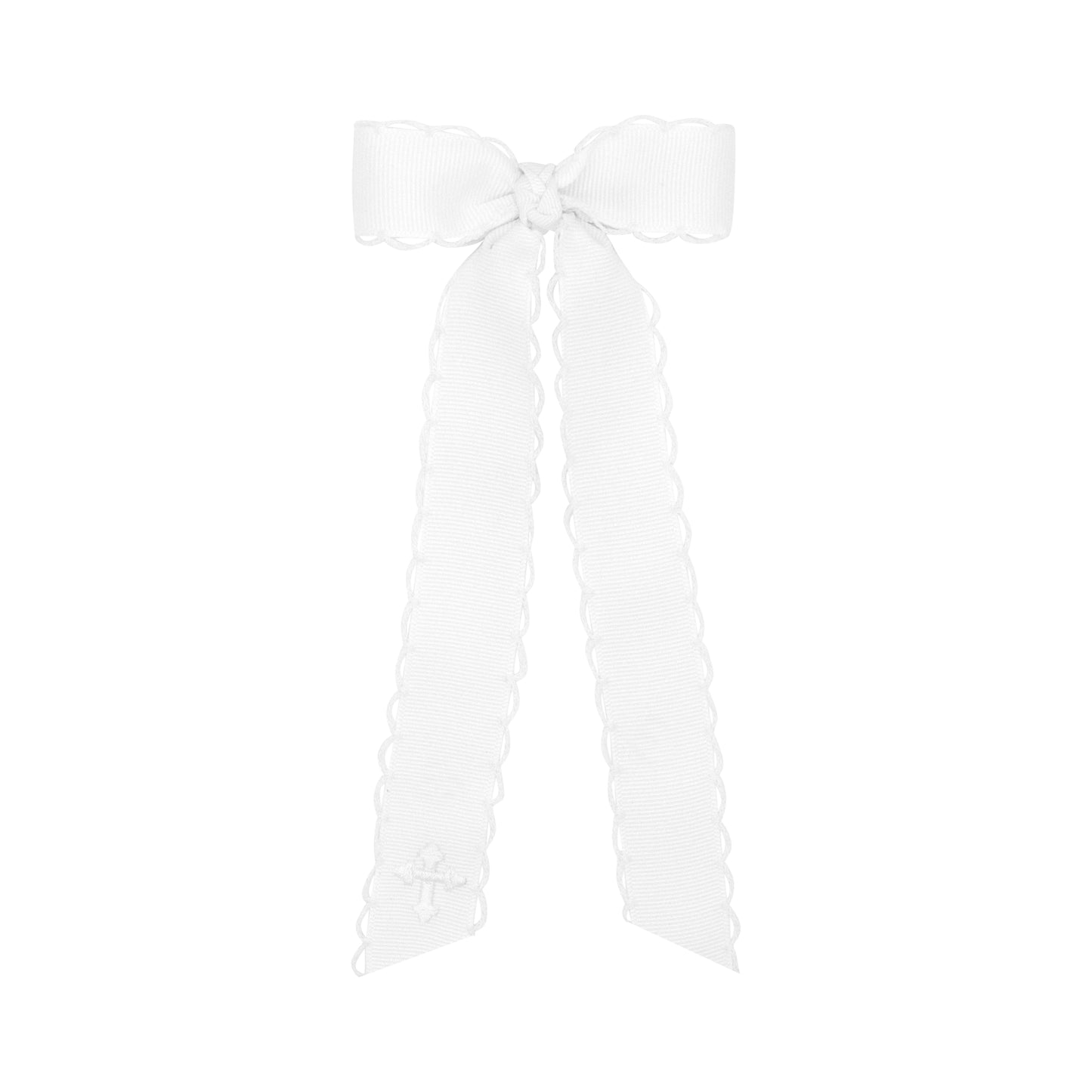 Wee Ones Mini Emroidered Cross Bowtie