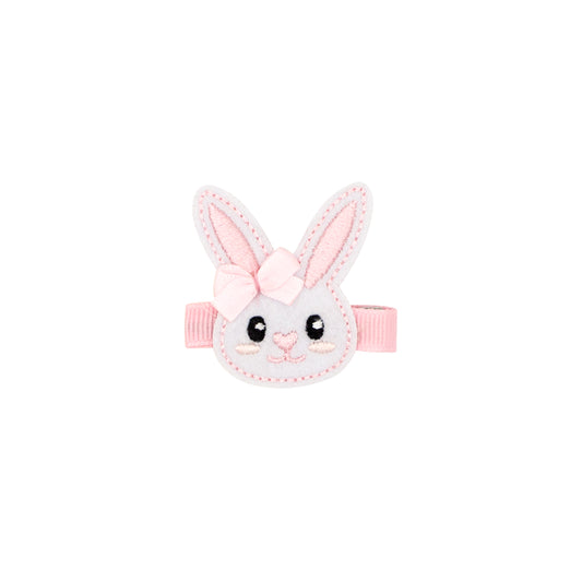 Wee Ones Felt Bunny Face Hair Clip