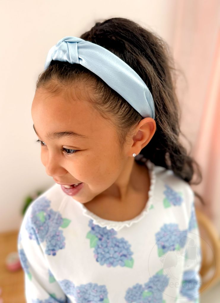 Wee Ones Satin Knot Wrapped Headband