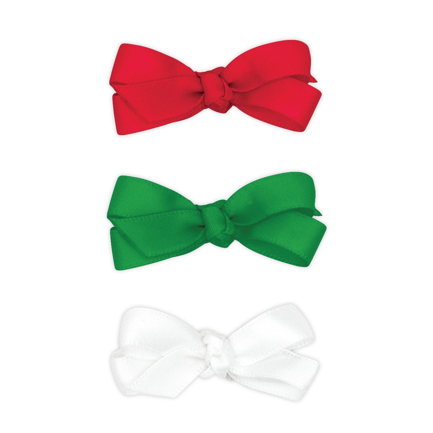 Wee Ones Baby Satin Hair Bows with Knot Wrap