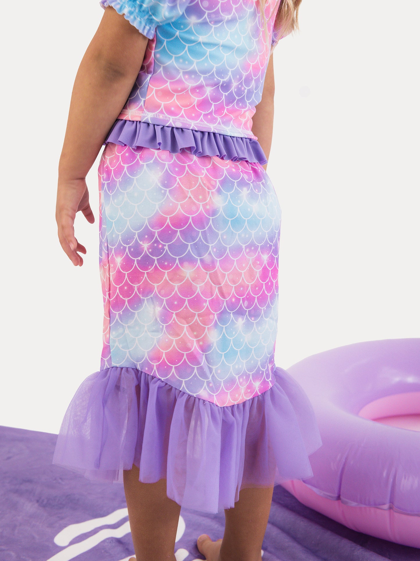 Ruffle Butts Mermaid Tail Skirt Cover-up