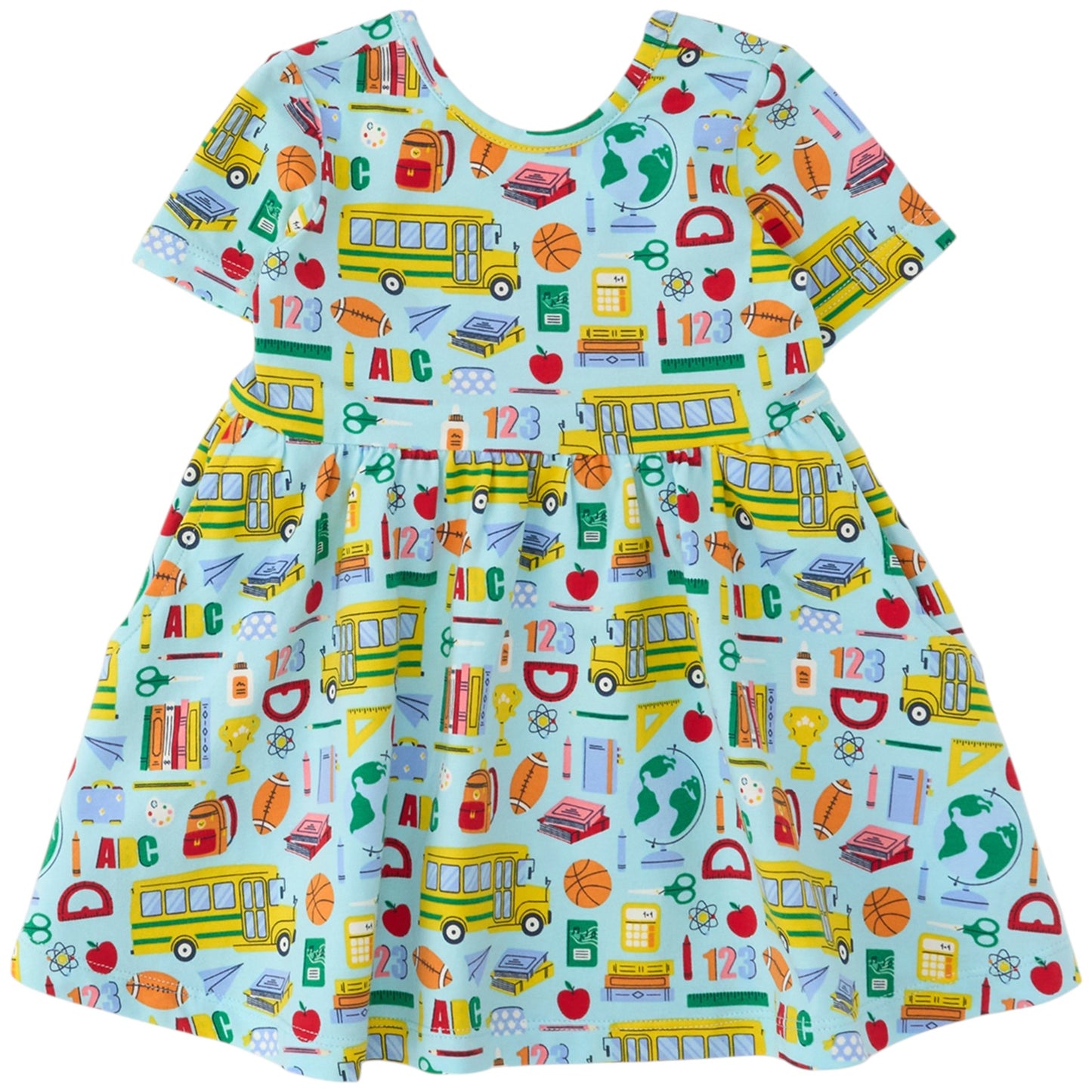 Ruffle Butts Classroom Crew Knit Twirl Dress