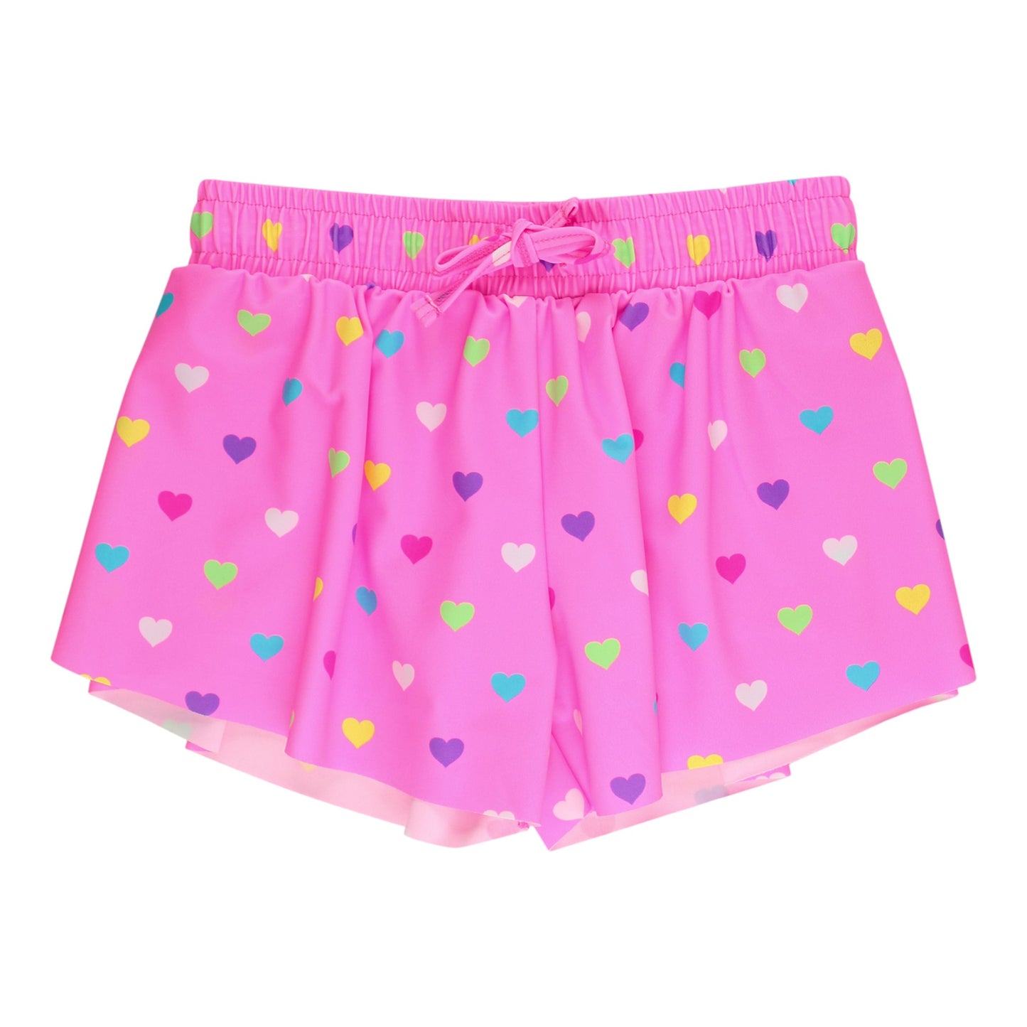 Ruffle Butts Heart Active Butterfly Shorts