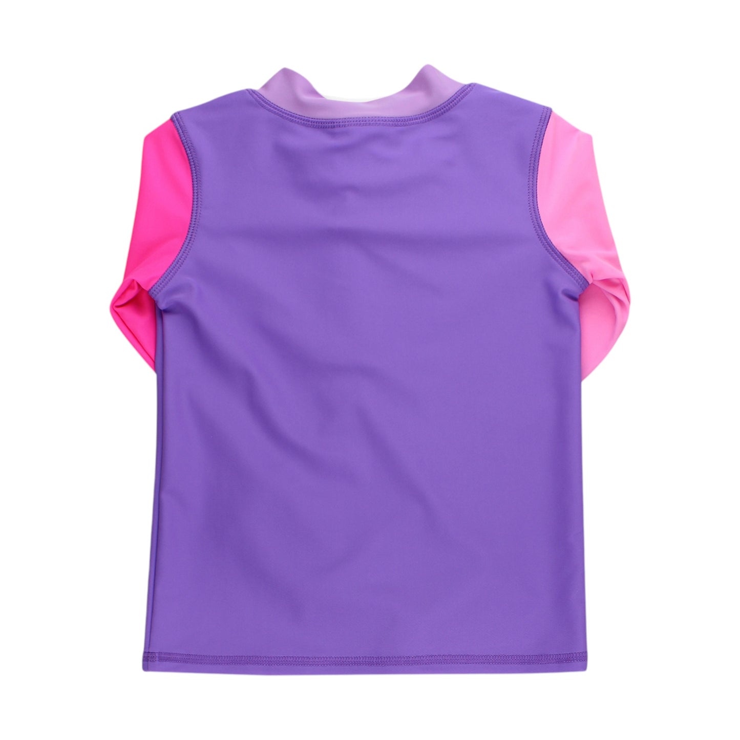 Ruffle Butts Zipper Rash Guard 2-piece Swimsuit