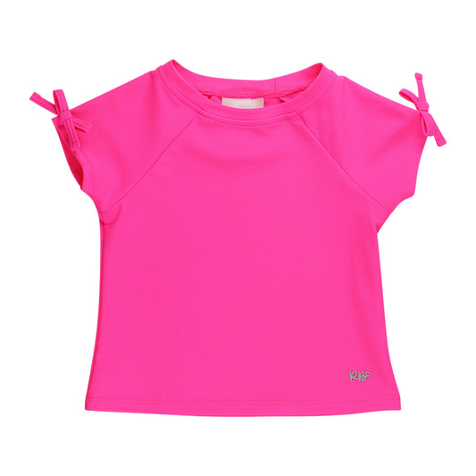 Ruffle Butts Active Raglan Bow Shirt