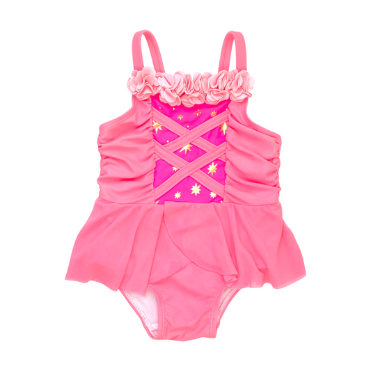 Ruffle Butts Dress-Up One Piece Swim Suit