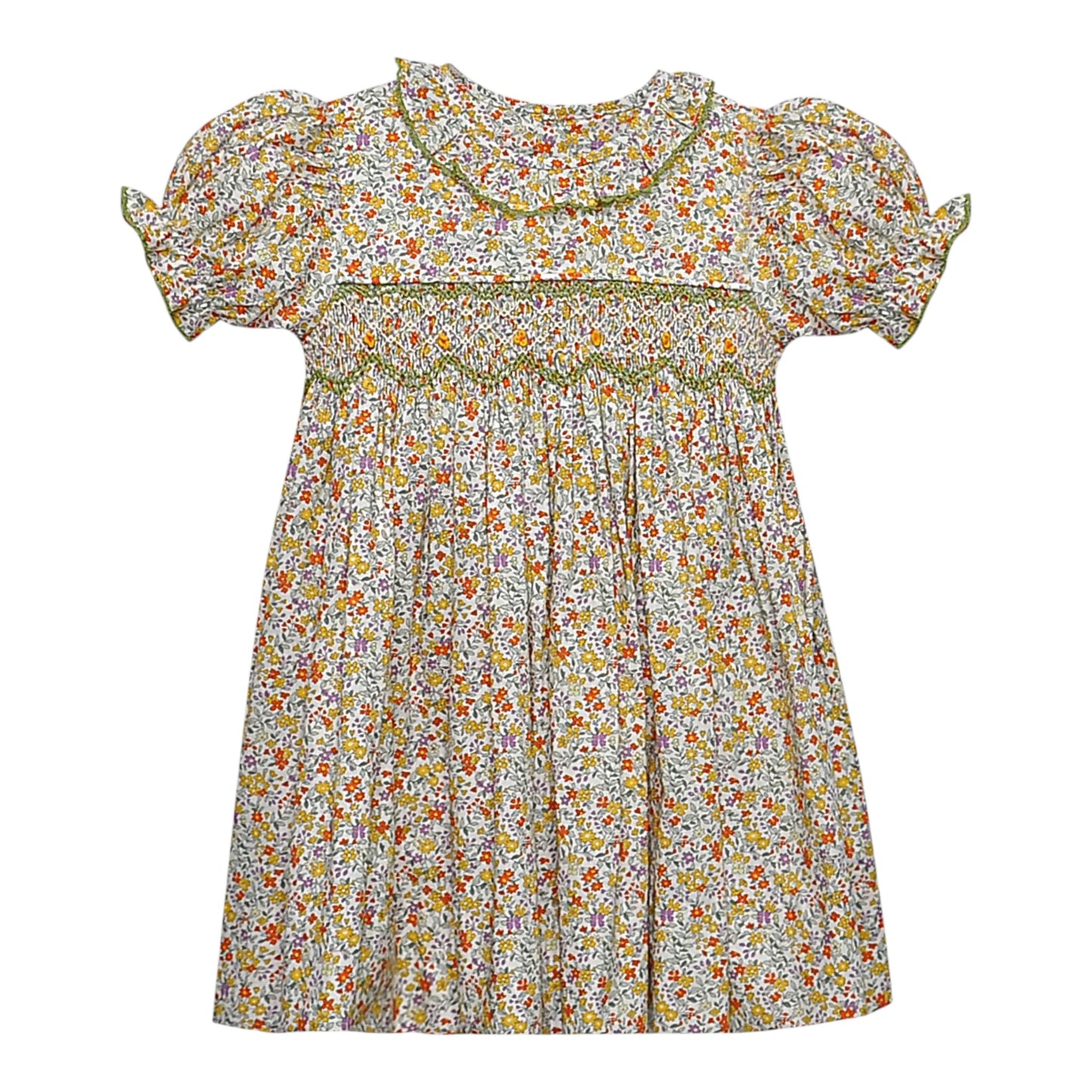 Remember Nguyen Juliette Yellow Flower Dress