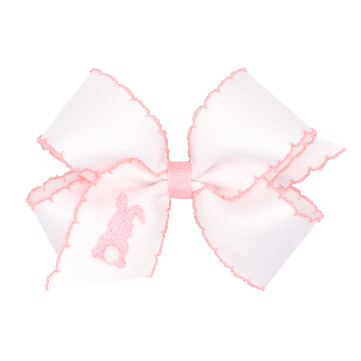 Wee Ones Medium Easter Embroidered Hair Bow