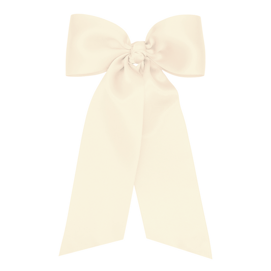 Wee Ones King French Satin Hair Bowtie With Streamer Tail