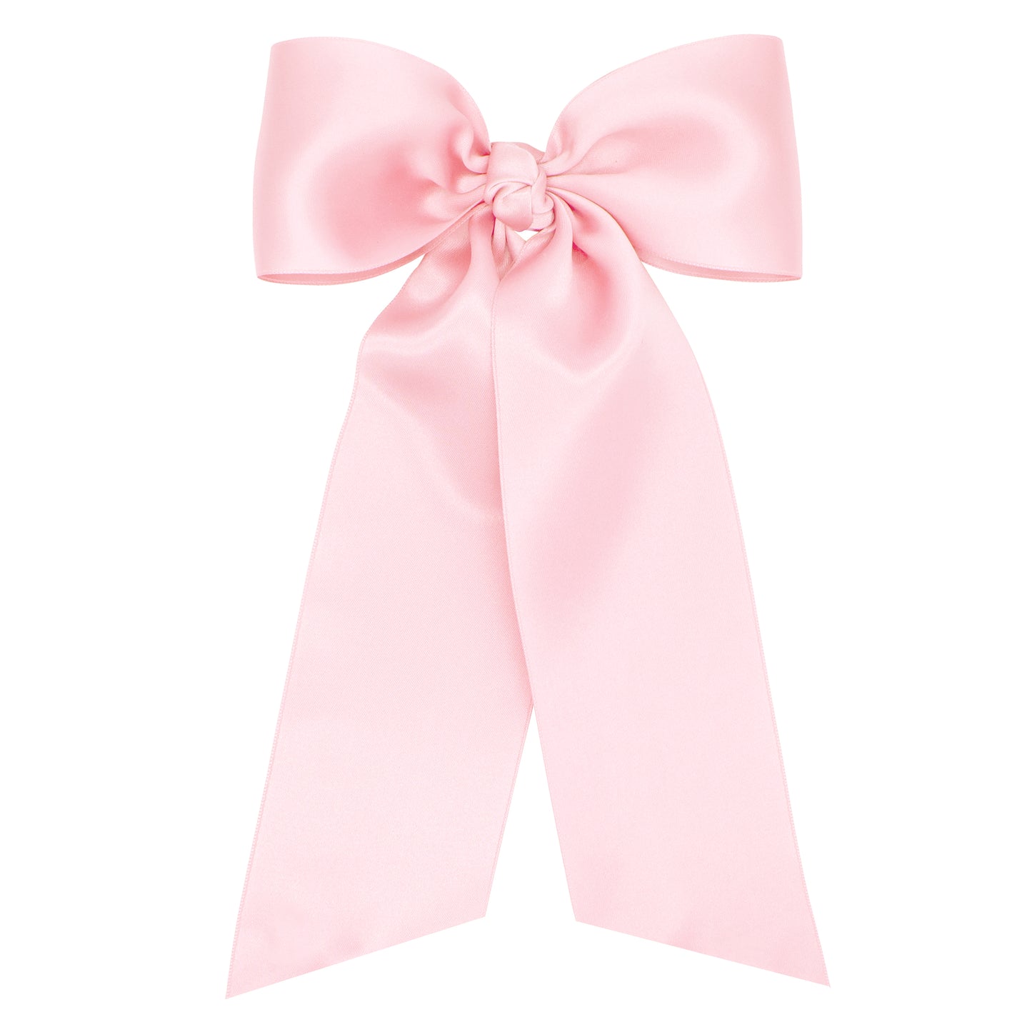 Wee Ones King French Satin Hair Bowtie With Streamer Tail