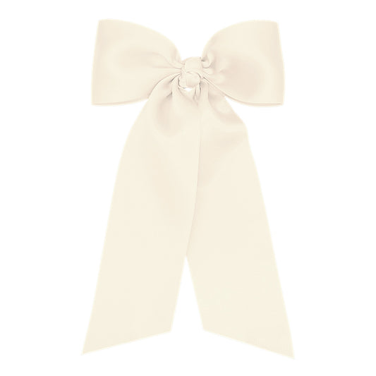 Wee Ones King French Satin Hair Bowtie With Streamer Tail