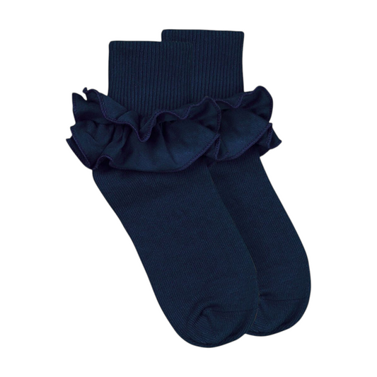Jefferies Socks Misty Ruffle Lace Socks