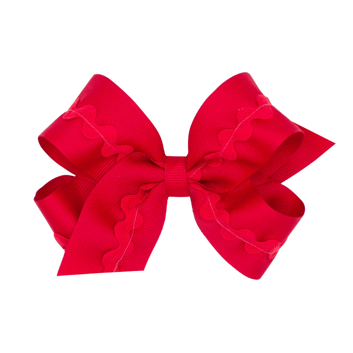 Wee Ones Grosgrain Hair Bow with Ric-Rac Trim
