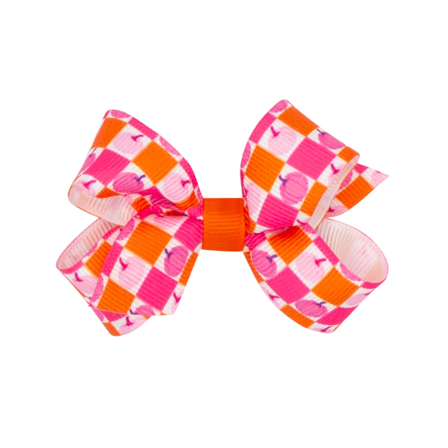 Wee Ones Mini Halloween Print Grosgrain Hair Bow