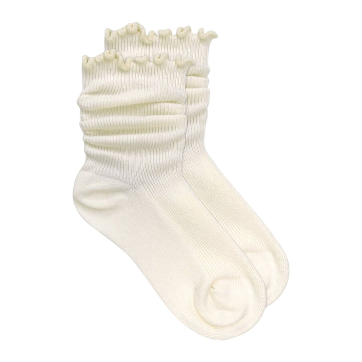 Jefferies Socks Seamless Ripple Edge Crew Socks