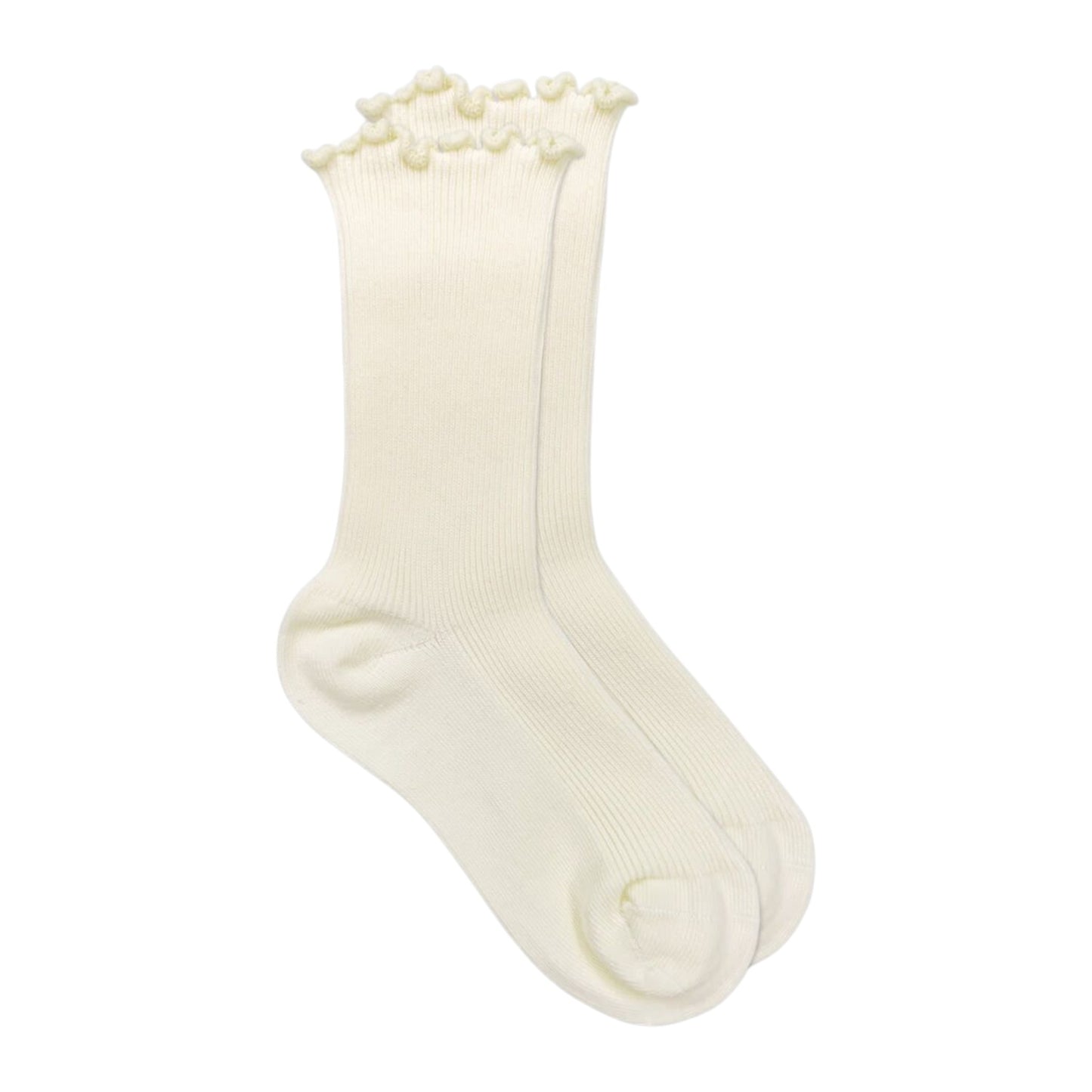 Jefferies Socks Seamless Ripple Edge Crew Socks