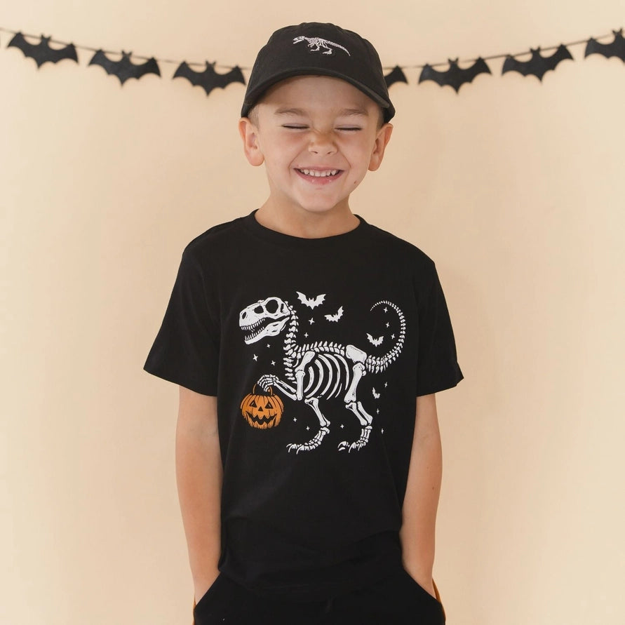 Sweet Wink Dinosaur Skeleton Halloween T-Shirt