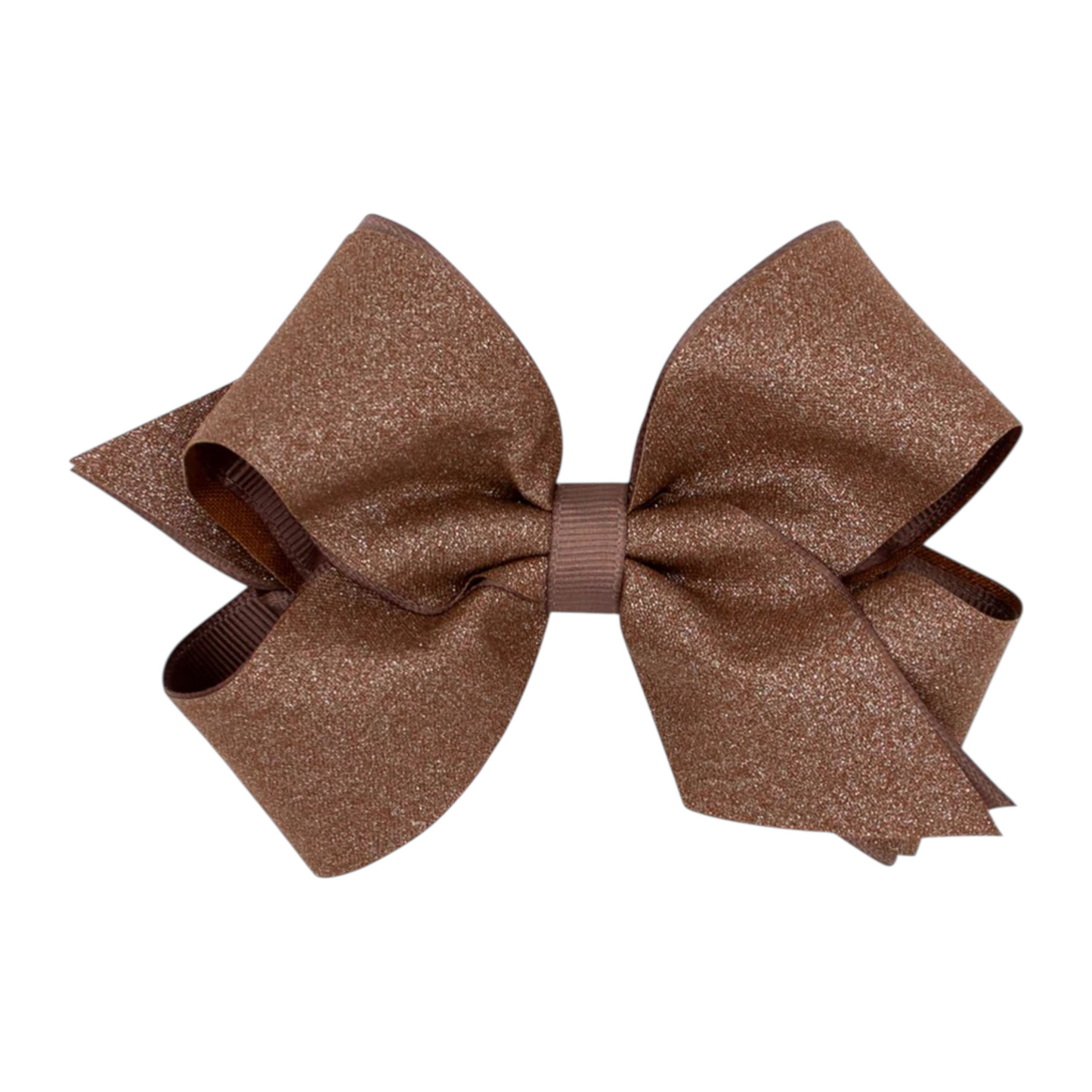 Wee Ones Medium Shimmer Fabric with Grosgrain Underlay Hair Bow