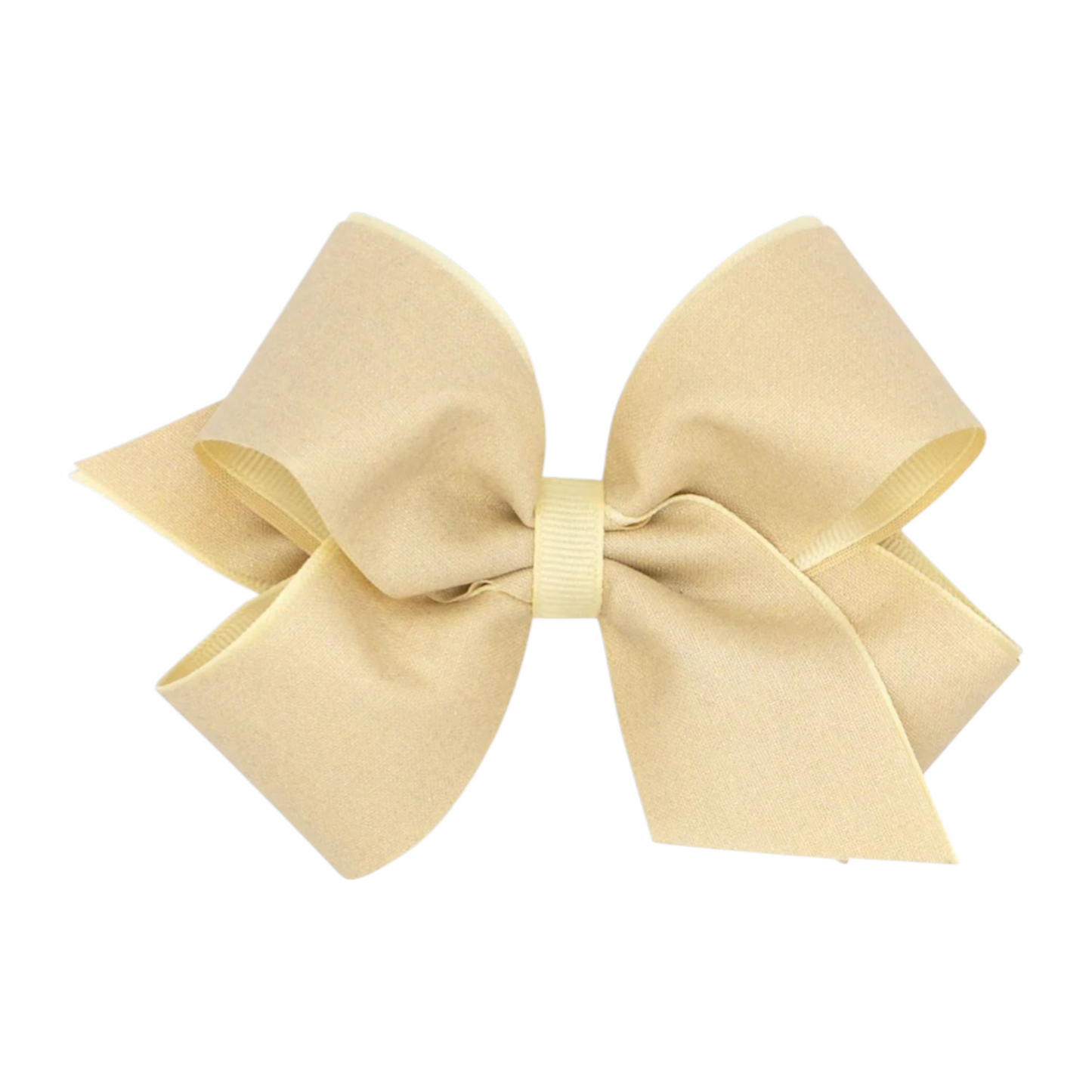 Wee Ones Medium Shimmer Fabric with Grosgrain Underlay Hair Bow