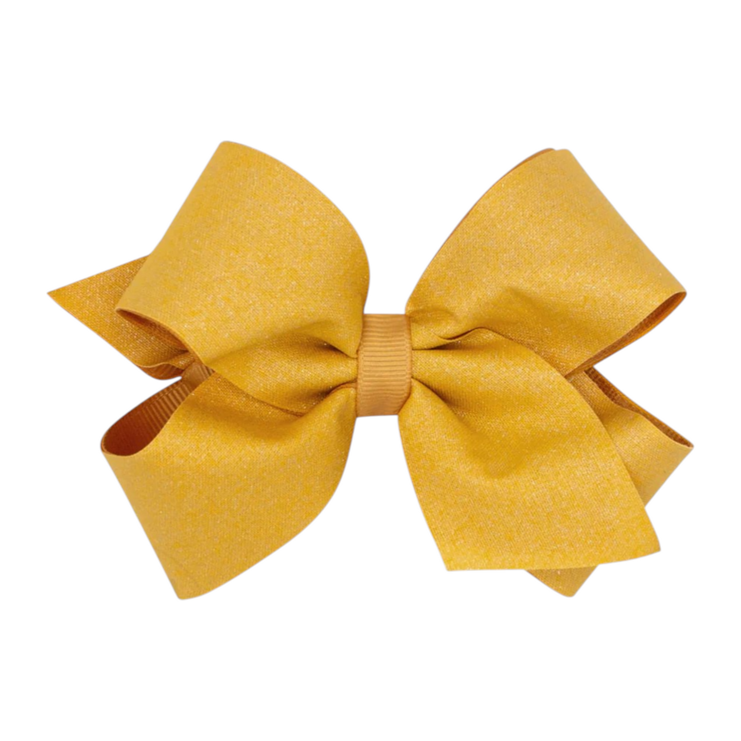 Wee Ones Medium Shimmer Fabric with Grosgrain Underlay Hair Bow