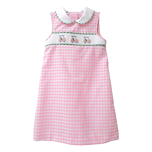 City Beautiful Smocked Golf Cart Dress