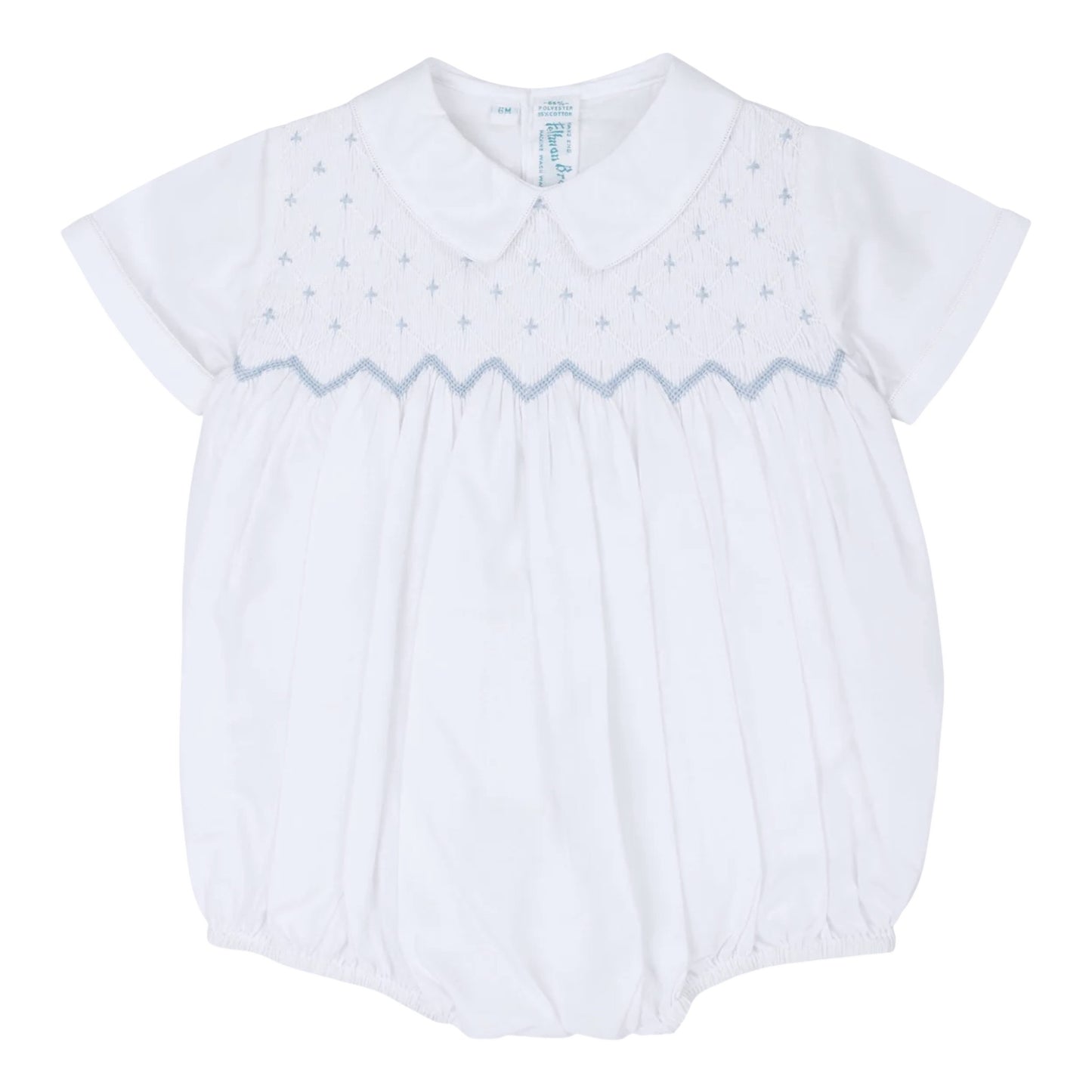 Feltman Brothers Diamond Smocked Creeper