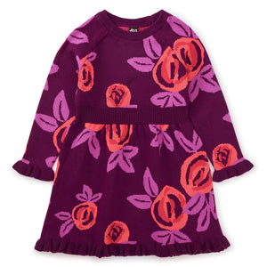 Tea French Rose Sweater Dress